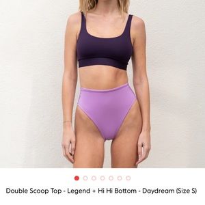LEFT On FRIDAY high high bottoms in daydream (purple)